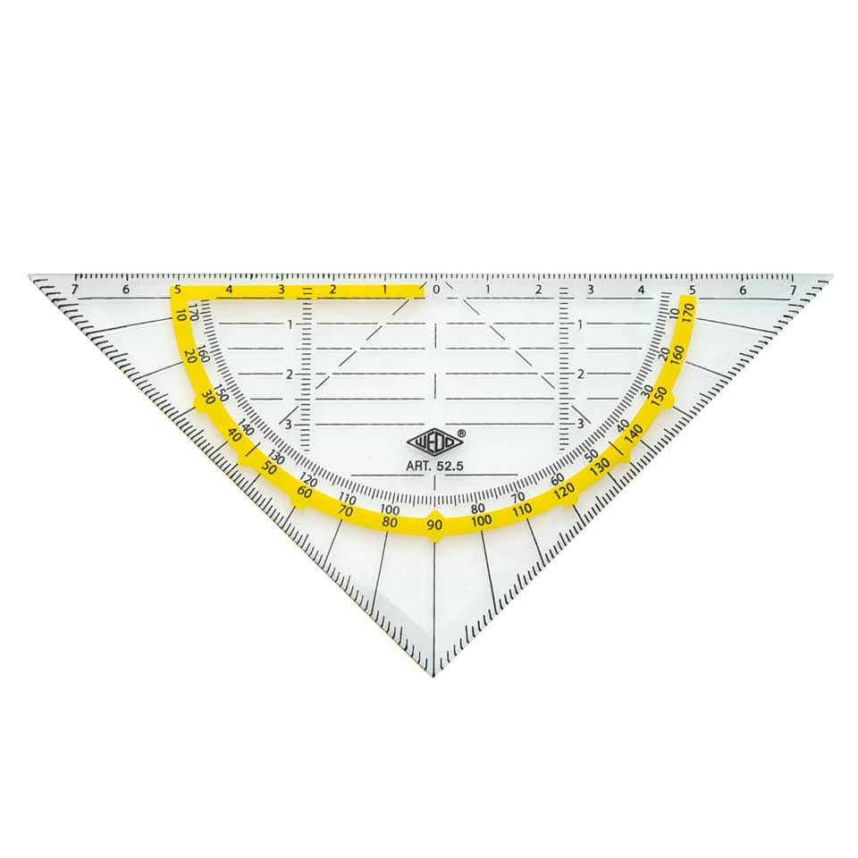 Geometrie-Dreieck 160mm transparent-2
