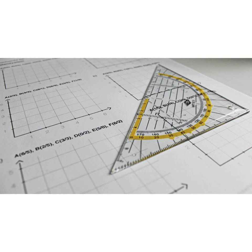 Geometrie-Dreieck 160mm transparent-3