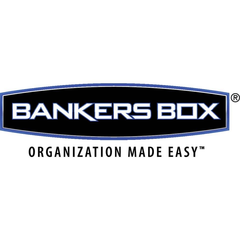 Bankers Box Archiv-Stehsammler Recycling-Karton weiß/blau , DIN A4-2