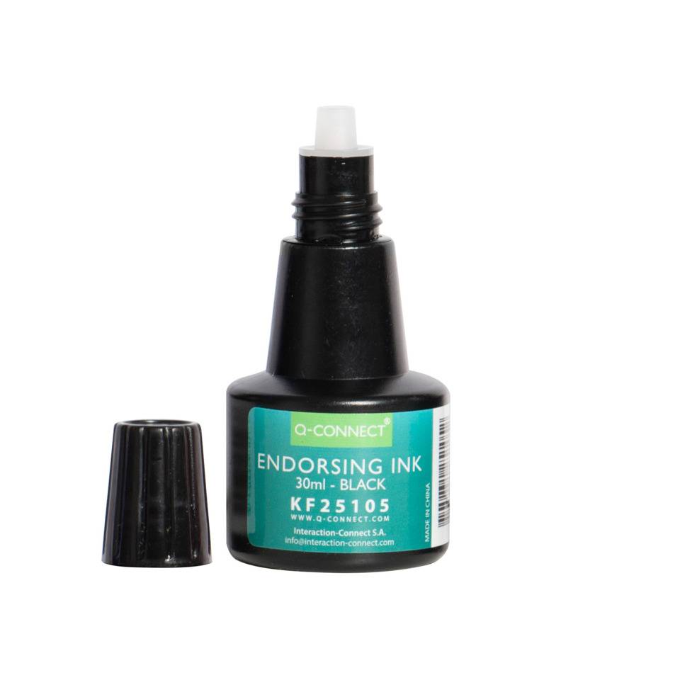 Stempelfarbe - ohne Öl 28 ml schwarz.-3