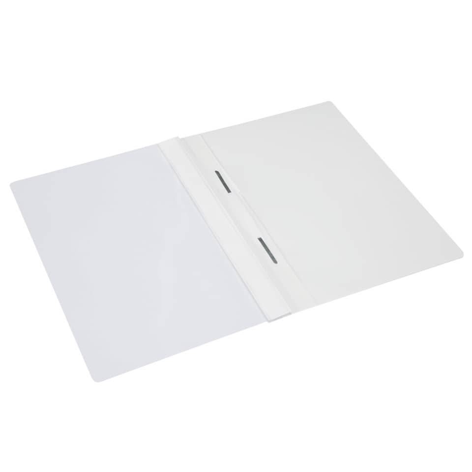 Schnellhefter - A4 Multilochung PVC weiß.-3