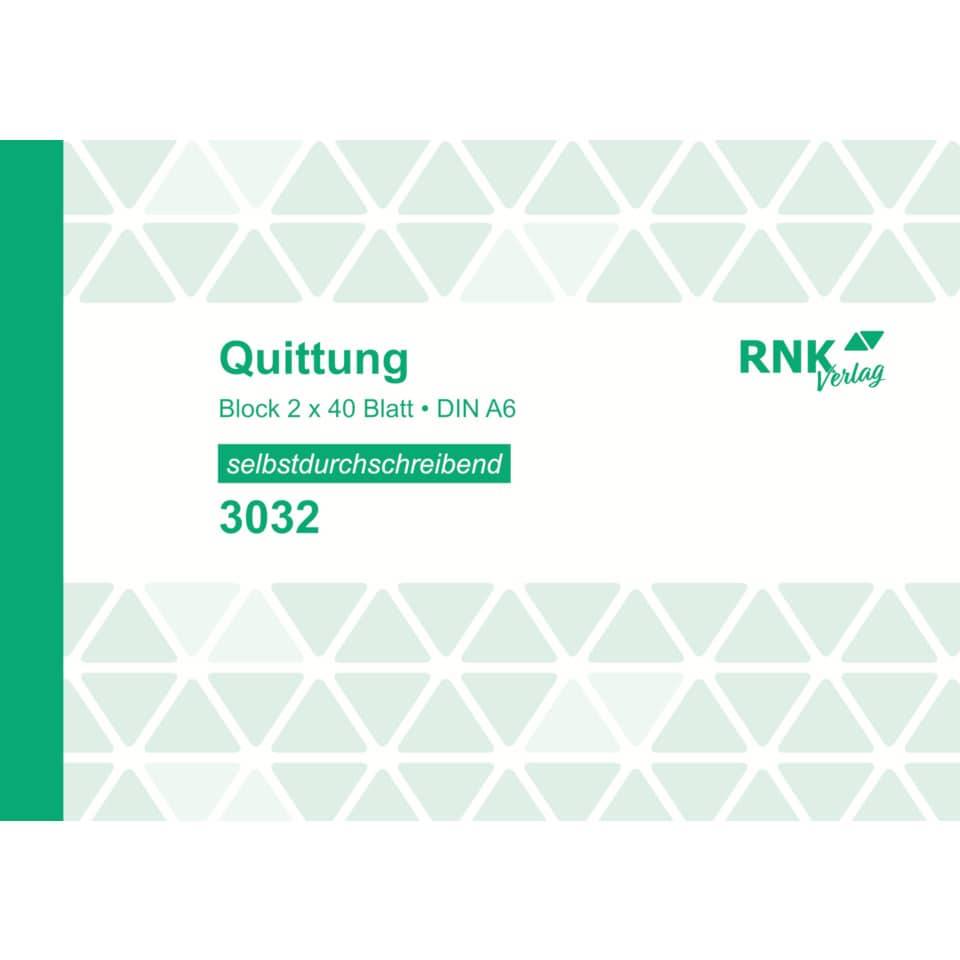 Quittungsblock A6 2x40 Blatt selbstdurchschreibend-2