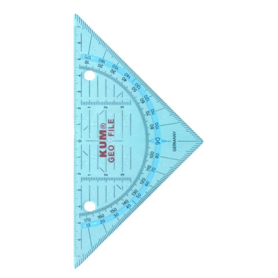 Geometrie-Dreieck 261 Geo File 16cm farbig sortiert-2