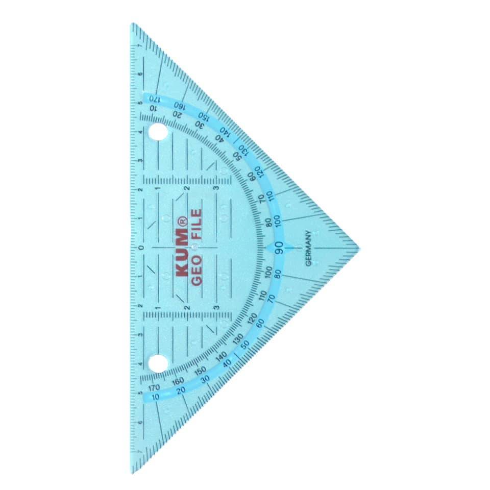 Geometrie-Dreieck 261 Geo File 16cm farbig sortiert-3