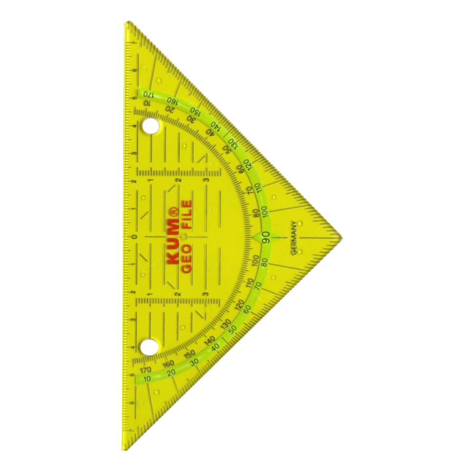 Geometrie-Dreieck 261 Geo File 16cm farbig sortiert-4