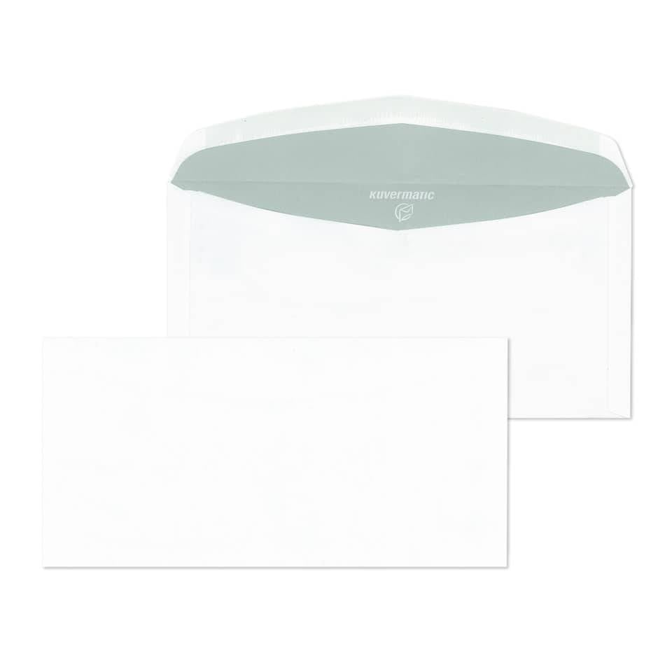 Briefumschlag ohne Fenster, C5/6, 75g/m², nassklebend, weiß MAILMEDIA 30005468-2