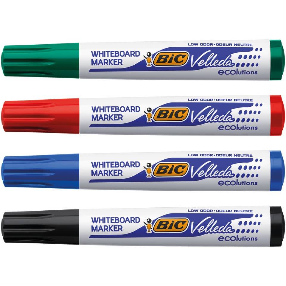Whiteboard Marker Velleda - 1701 ECOlutions ca. 3 7 - 5 5 mm 4er Etui.-2