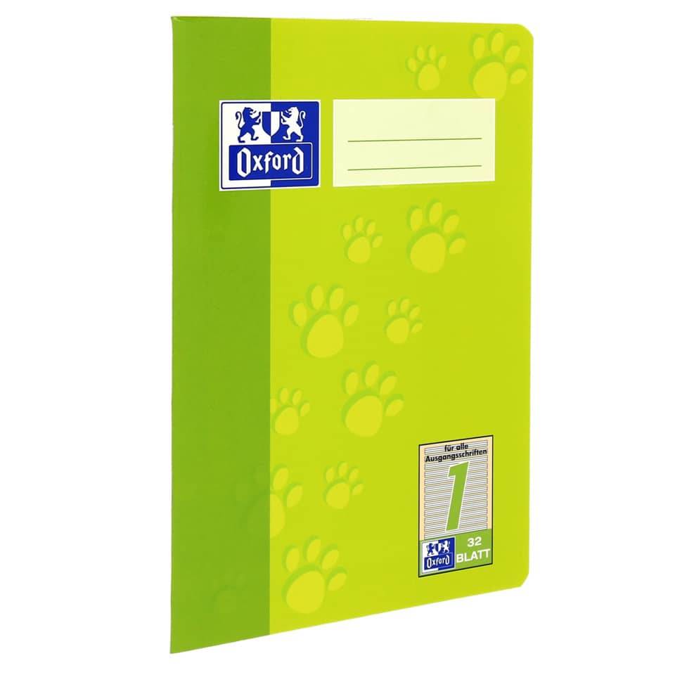 Schule Schulheft A5 32 Blatt Lineatur 1 90 g/qm Optik Paper-4