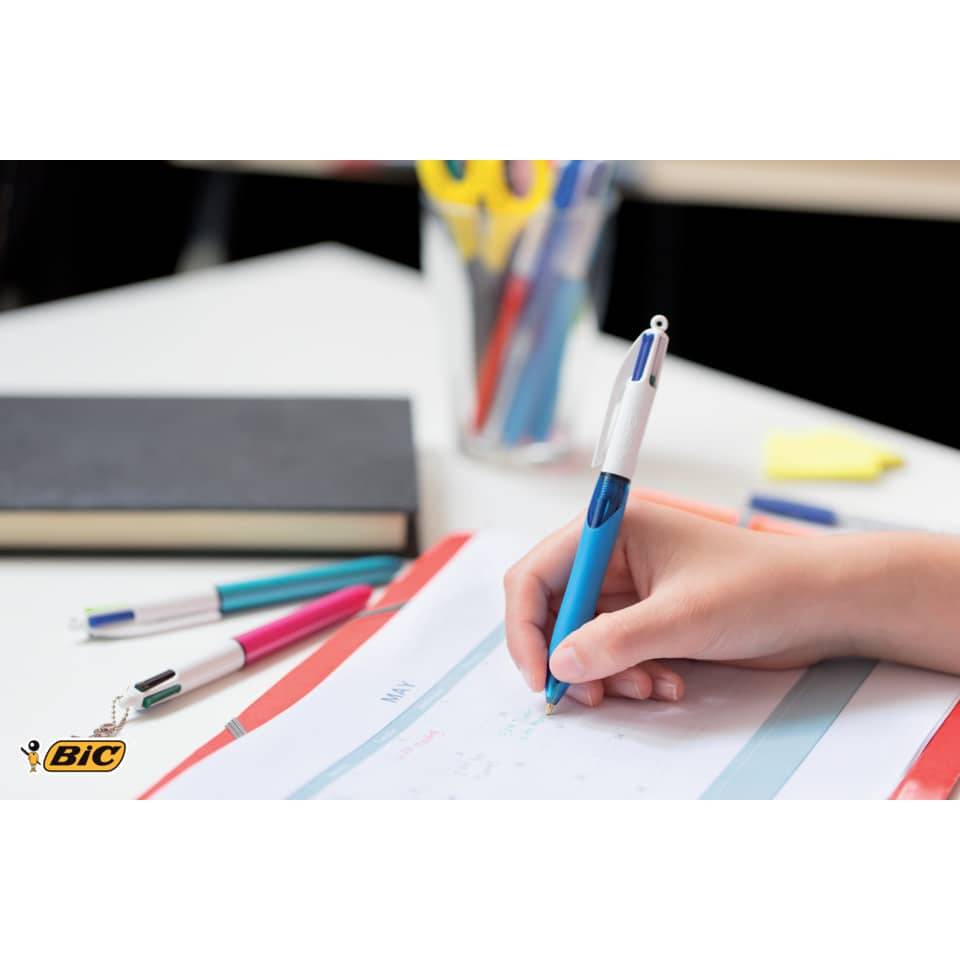 BIC Mehrfarbkugelschreiber 4 Colours GRIP 718251 M bl/sw/rt/gn-4