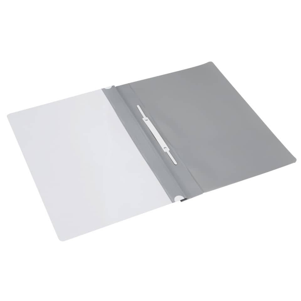 Schnellhefter - A4 Multilochung PVC grau.-4