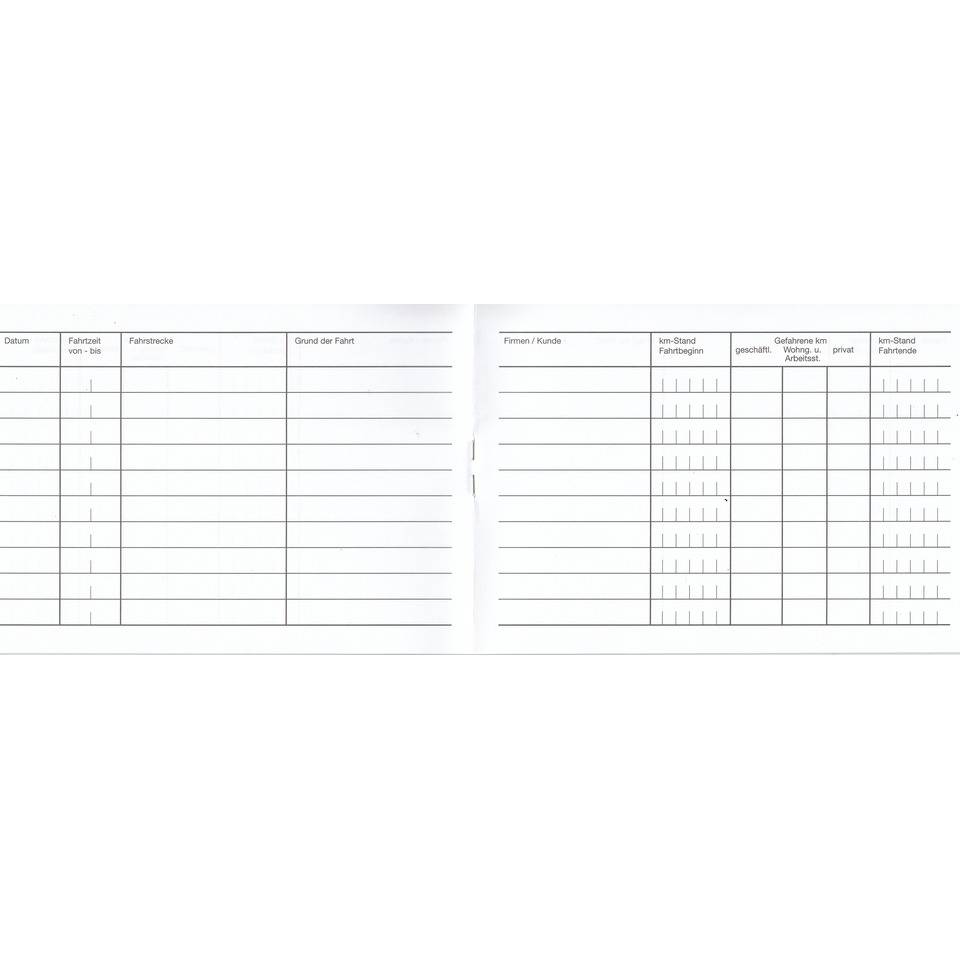 Fahrtenbuch A6 20 Blatt PVP 4261-1
