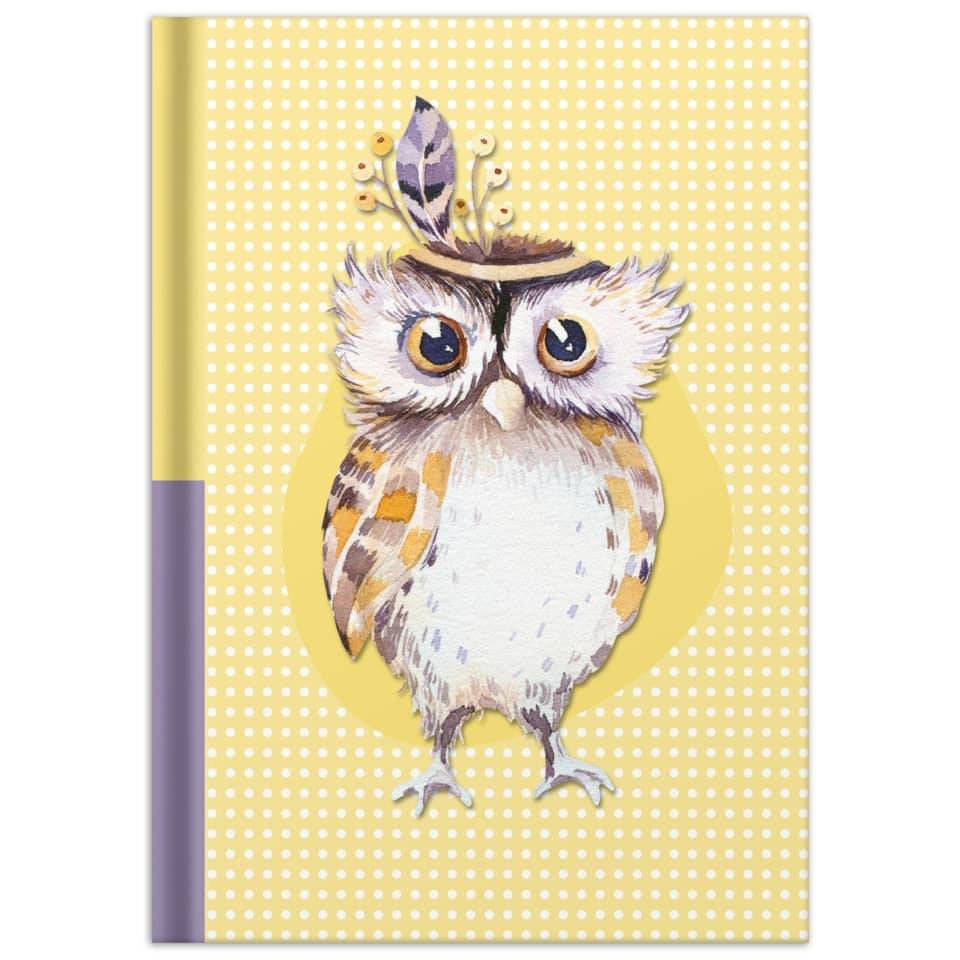 RNK Verlag Notizbuch "Eule", DIN A5, 96 Blatt, dotted-2