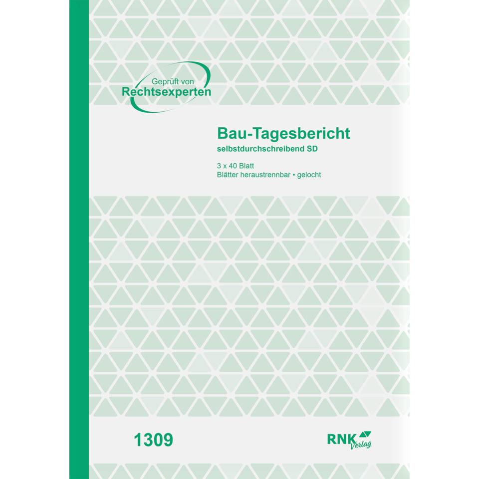 Bautageblock A4 3x40 Blatt selbstdurchschreibend-4