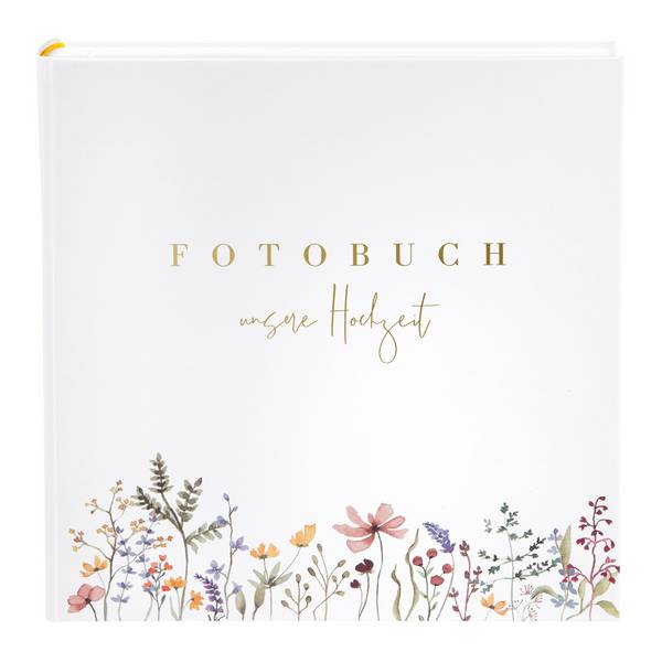 GOLDBUCH - Fotobuch u.Hochzeit Blütenliebe weiß