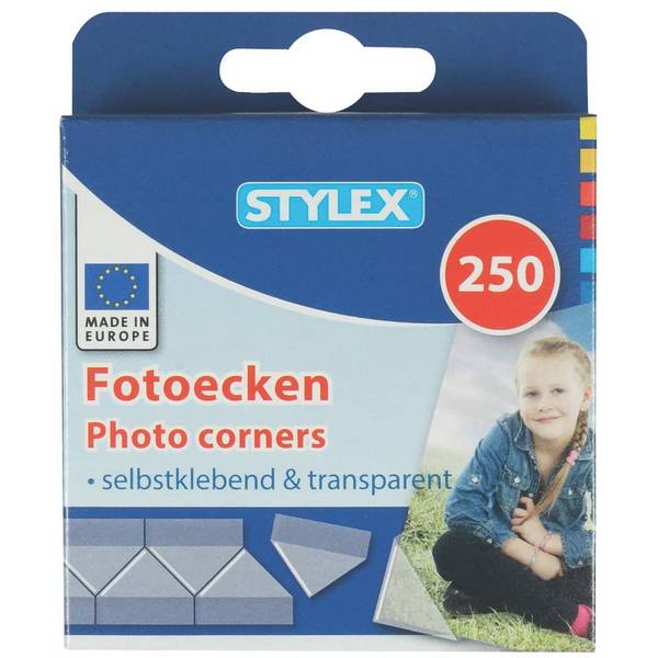 Fotoecken selbstklebend 250 Stück TOPPOINT 31080