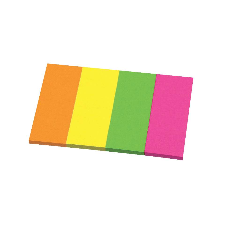 Haftmarker Neon - 20 x 50 mm, 4 x 40-1
