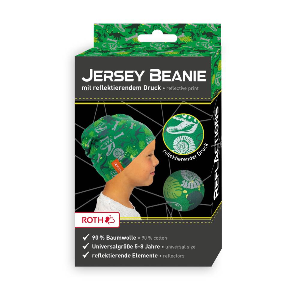 Jungen Beanie T-Rex grün Einheitsgroesse 1 St.-2
