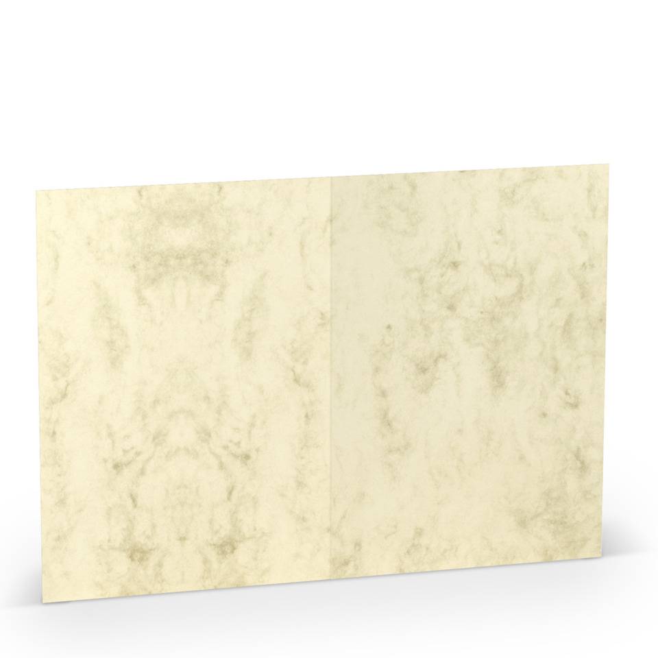 Briefkarte Paperado, B6hd, 220g/m², planliegend, chamois m-1