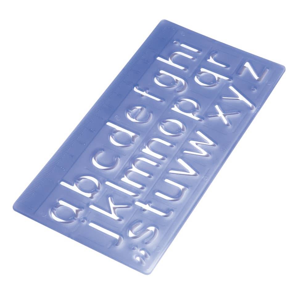 WEDO Schriftschablonen-Set, Schrifthöhen: 5 mm, 10 mm, 20 mm-3