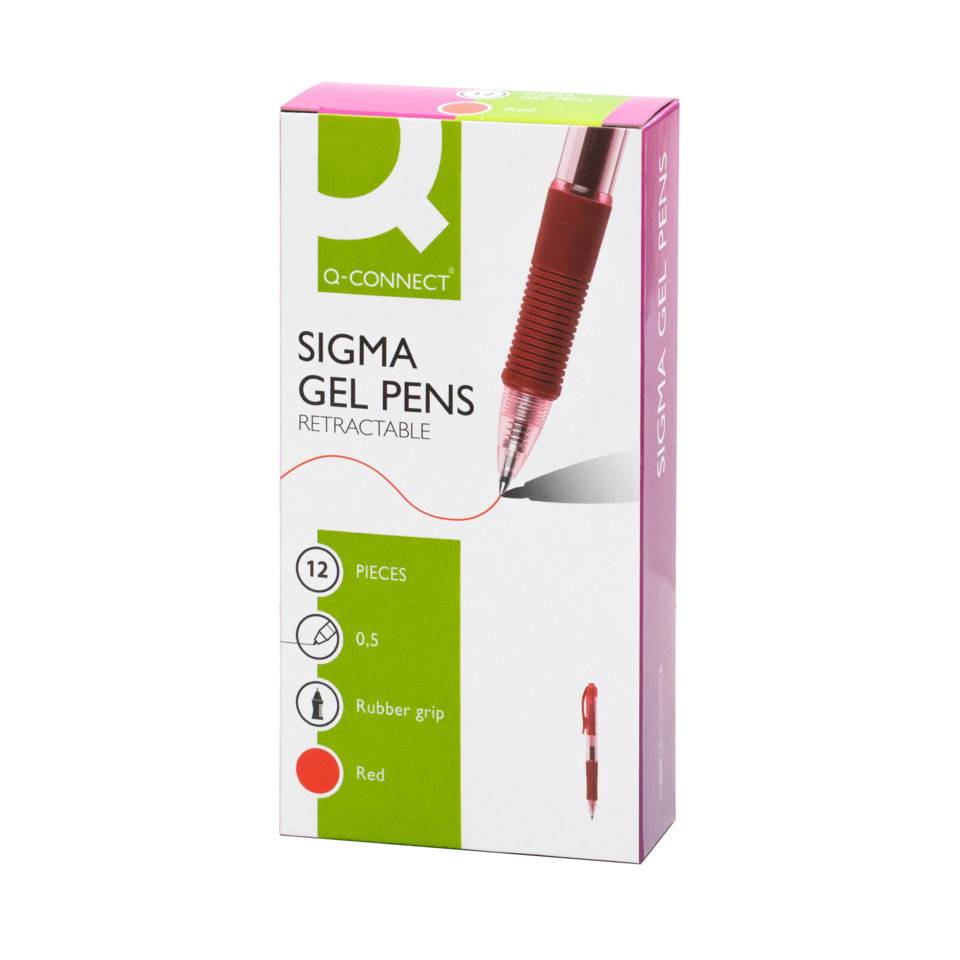 Gelschreiber Sigma - ca. 0,5 mm (M) rot.-2