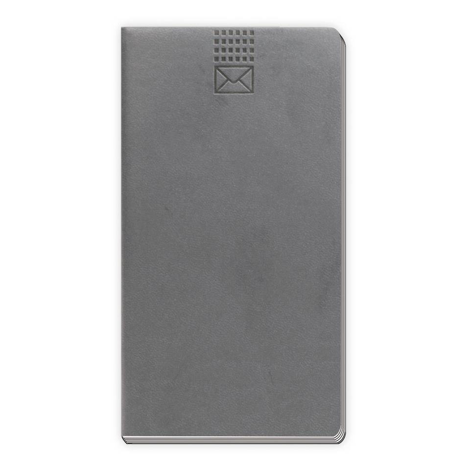 Adressbuch Soft Slim, 8 x 15 cm, anthrazit TRÖTSCH 20121N-0