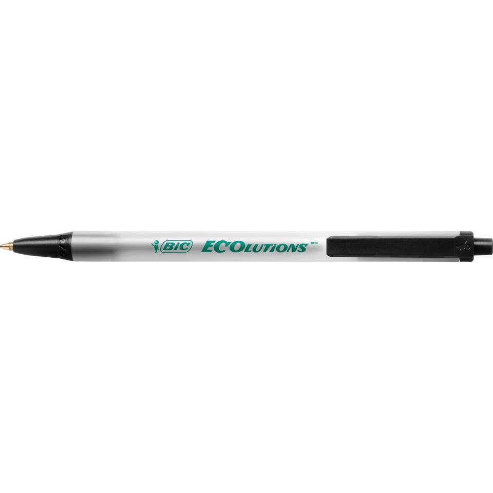 BIC Druckkugelschreiber ECOlutions Clic Stic, schwarz (5103284)-0