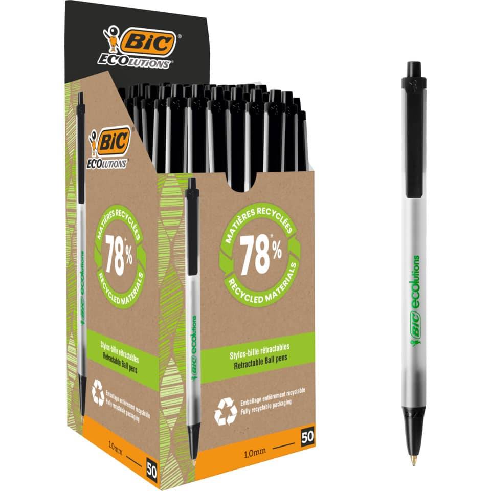 BIC Druckkugelschreiber ECOlutions Clic Stic, schwarz (5103284)-3