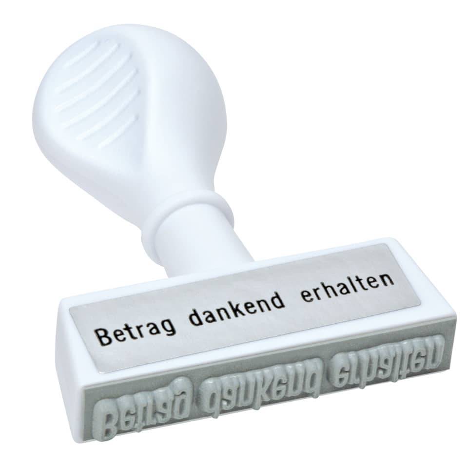 WEDO Stempel Text Betr. dank, Lagertext 4,5cm Breite ws-2