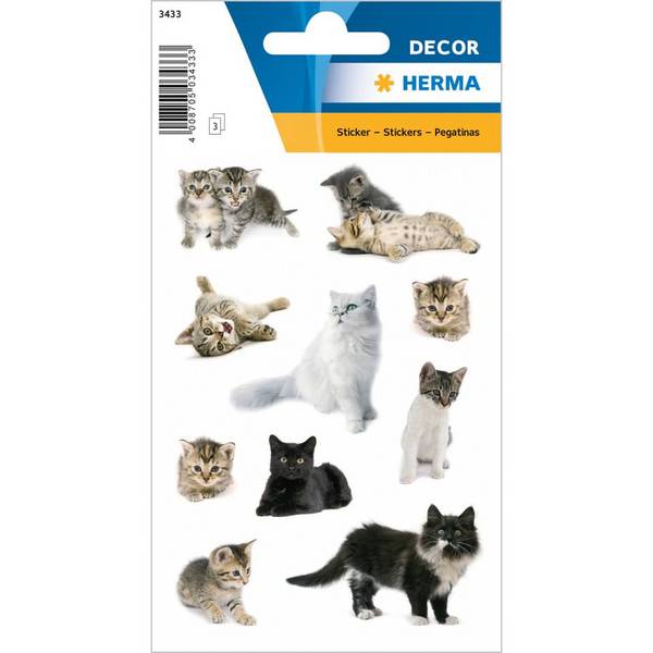 HERMA Sticker DECOR "Katzenfotos" (6502451)