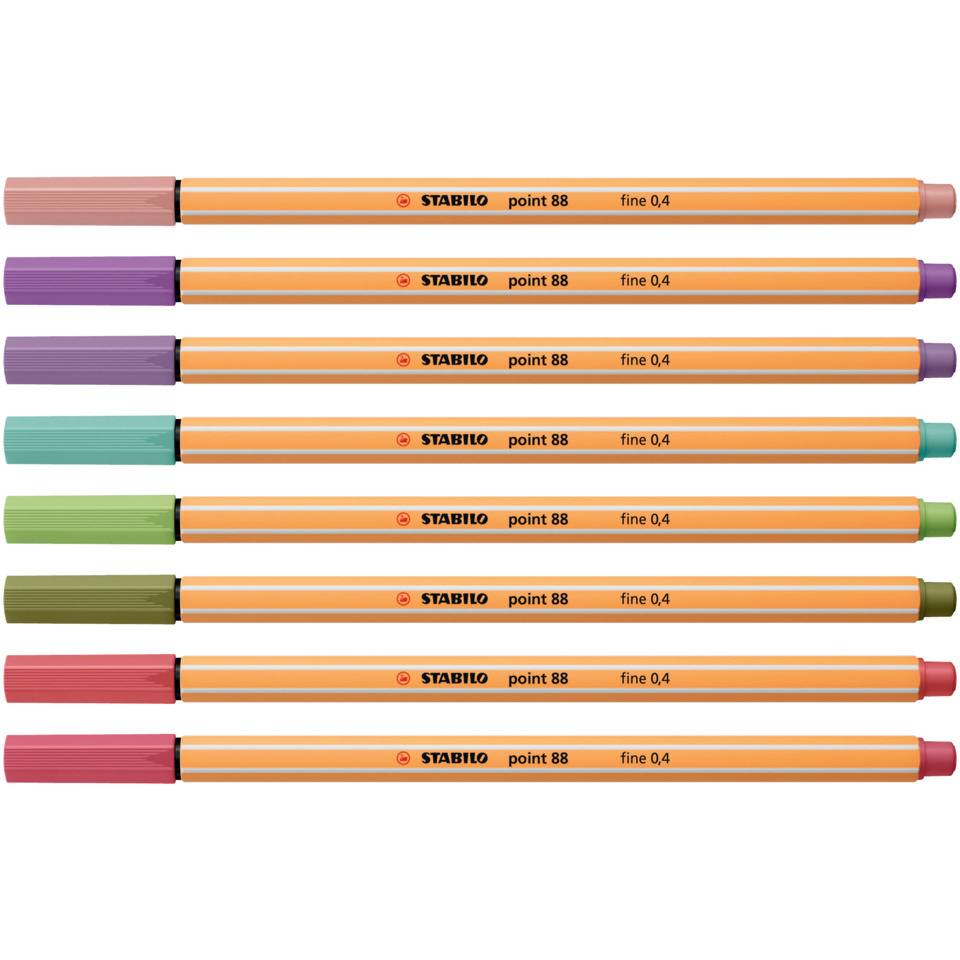 Fineliner point 88 Etui VE=8 Farben-2