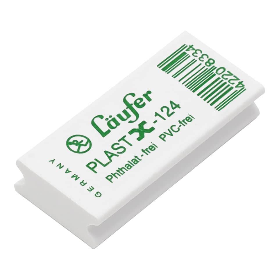 Radiergummi Plast X-124 45x20x9mm weiß-2