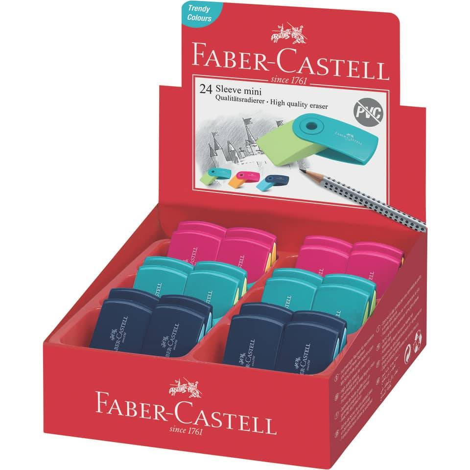FABER-CASTELL Kunststoff-Radierer SLEEVE MINI, sortiert (5661234)-2