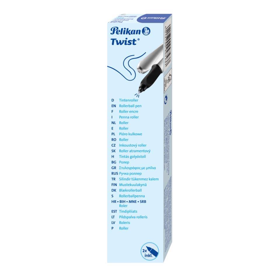 Pelikan Twist Tintenroller, silber/schwarz-1