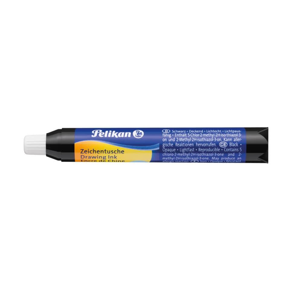 Pelikan Tusche A, Inhalt: 9 ml Patrone, schwarz (17)-2