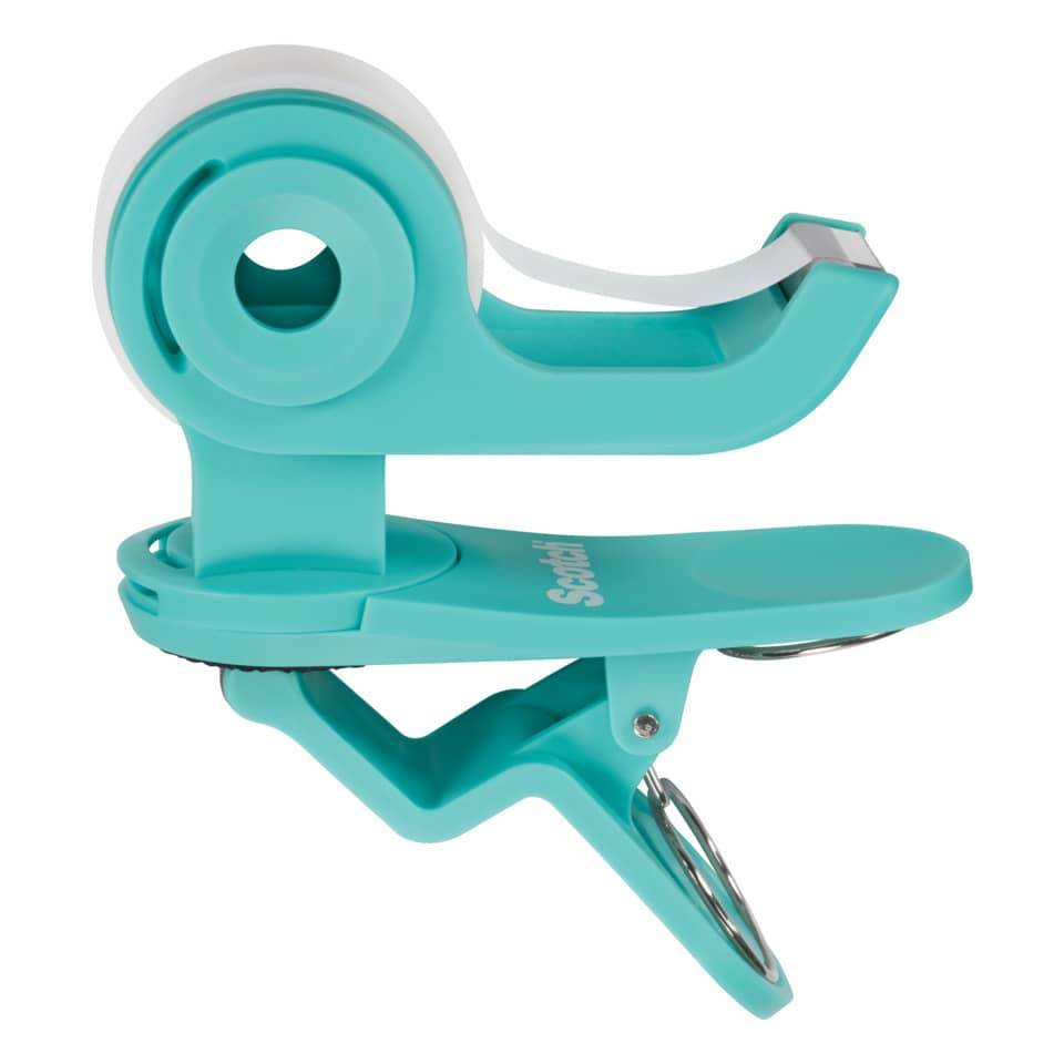 Scotch Handabroller Clip & Twist, türkis, bestückt-4