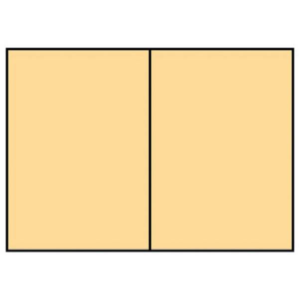 Briefkarte Paperado, A6hd, 220g/m², planliegend, melon RÖS
