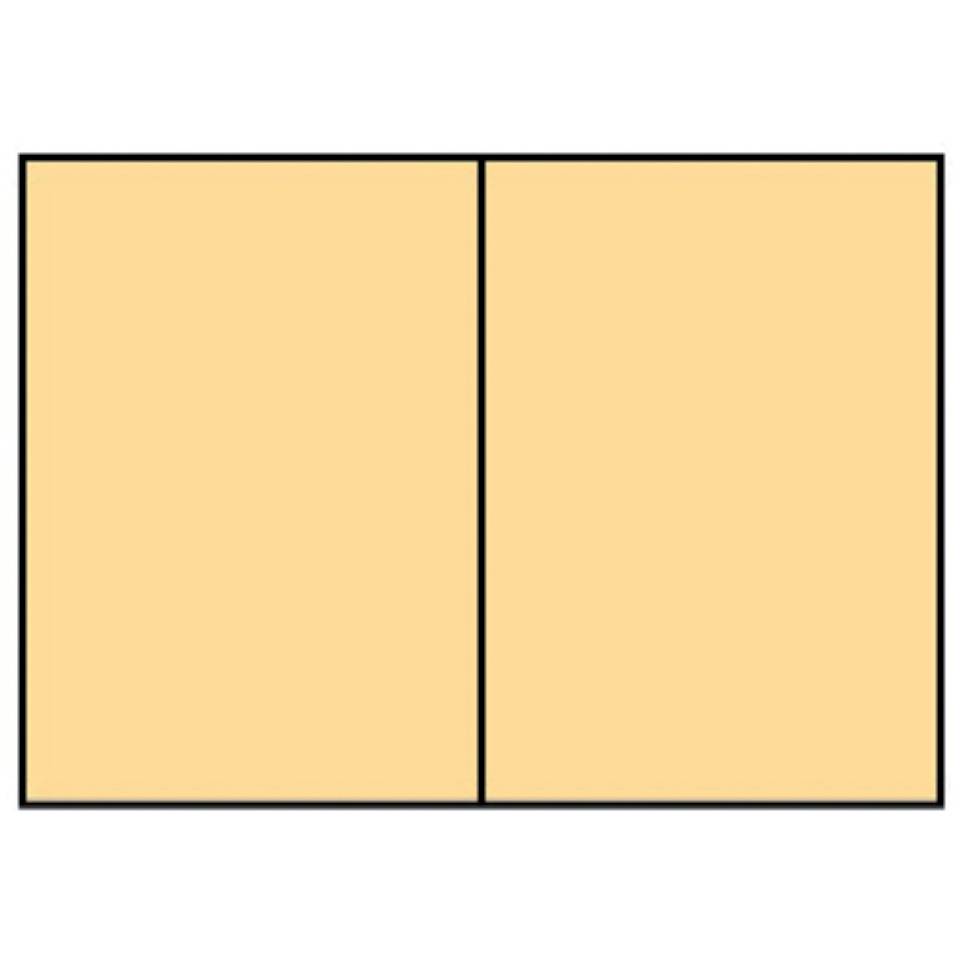 Briefkarte Paperado, A6hd, 220g/m², planliegend, melon RÖS-0