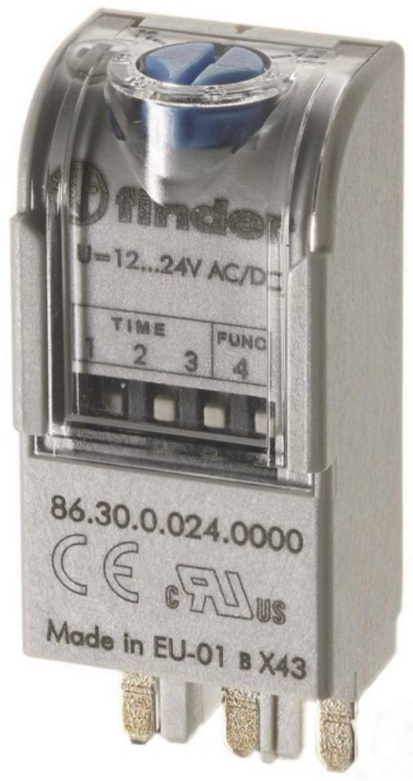 Finder Zeitmodul 86.30.0.024.0000 12-24VAC/DC Industriematerial Ind-Schaltgeraete