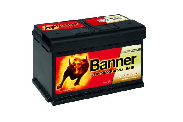 Banner EFB56512 Start-Stop Running Bull 12V 65Ah 650A Autobatterie