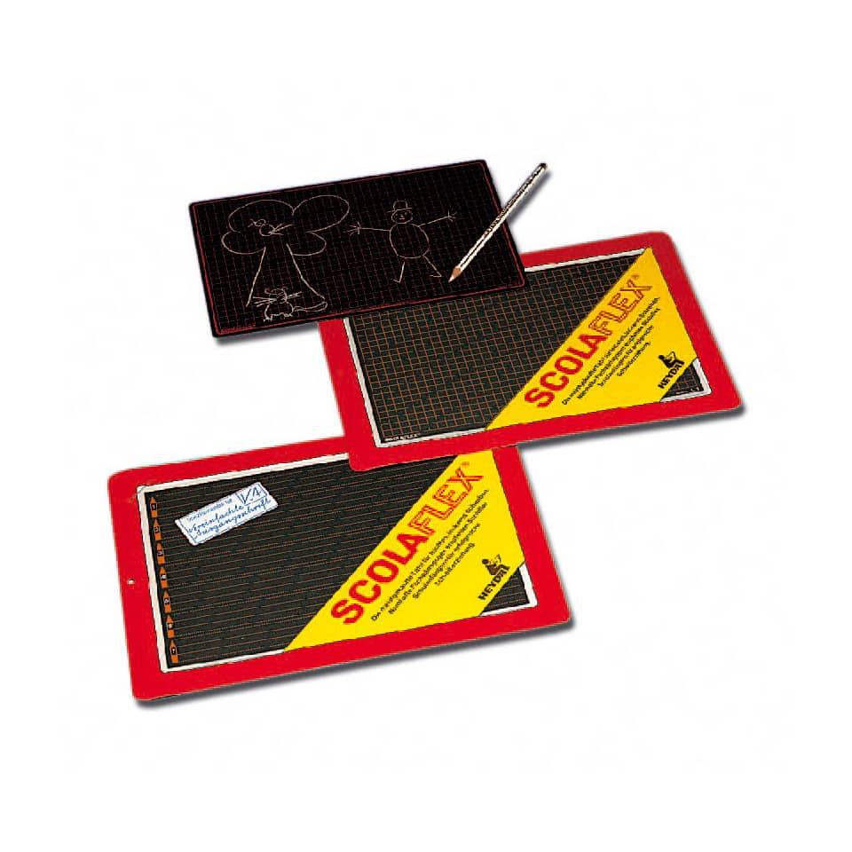 Schülertafel-Set Original Scolaflex L1A Kunststoff 25,9 x 17,7 cm schwarz.-2