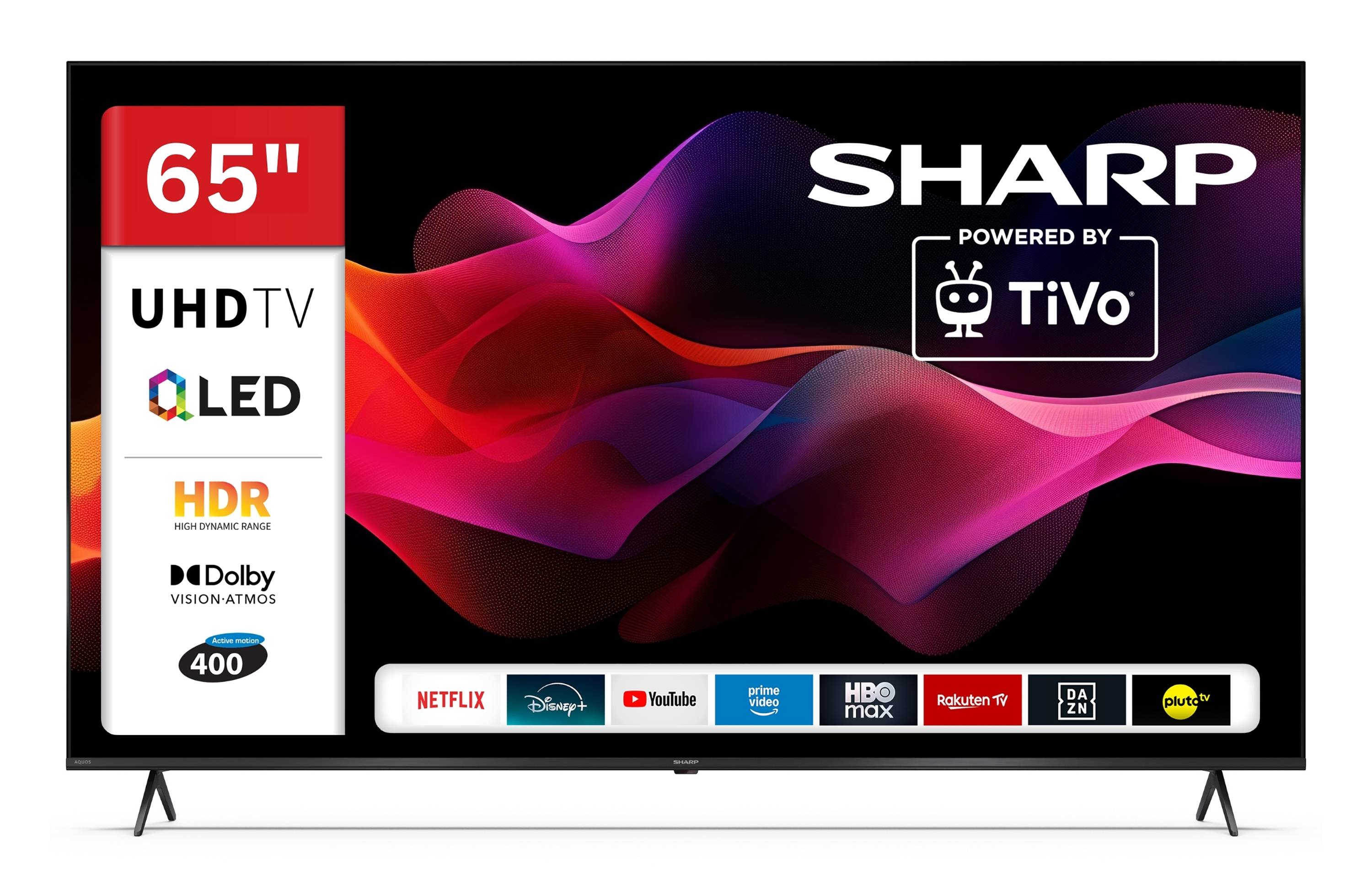 Sharp 65HM5745E QLED Fernseher 65 Zoll Smart TV by TiVo 4K UHD Fernseher mit HDR Dolby Vision (2026)-0