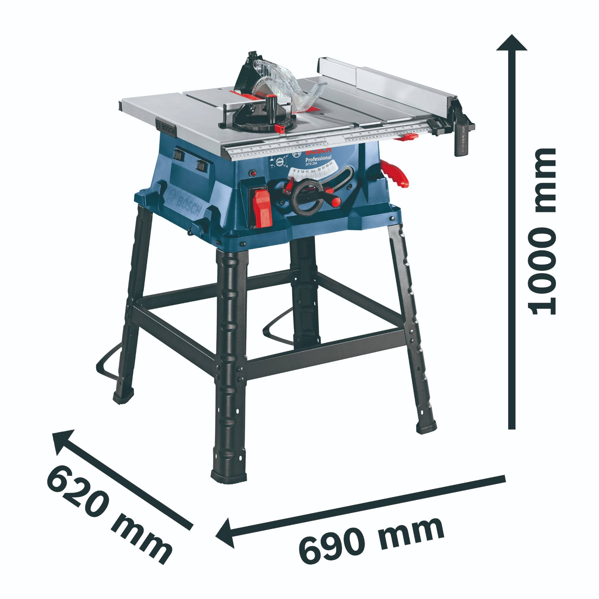 BOSCH.PILARKA STOL. 1800W GTS 254 +STOJAK B0601B45000-1