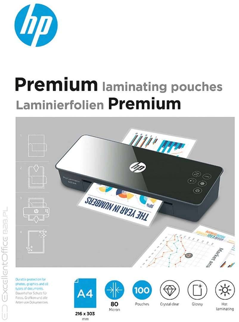 HP Inc. HP Laminierfolien glänzend 80 mikron A4 9123-0