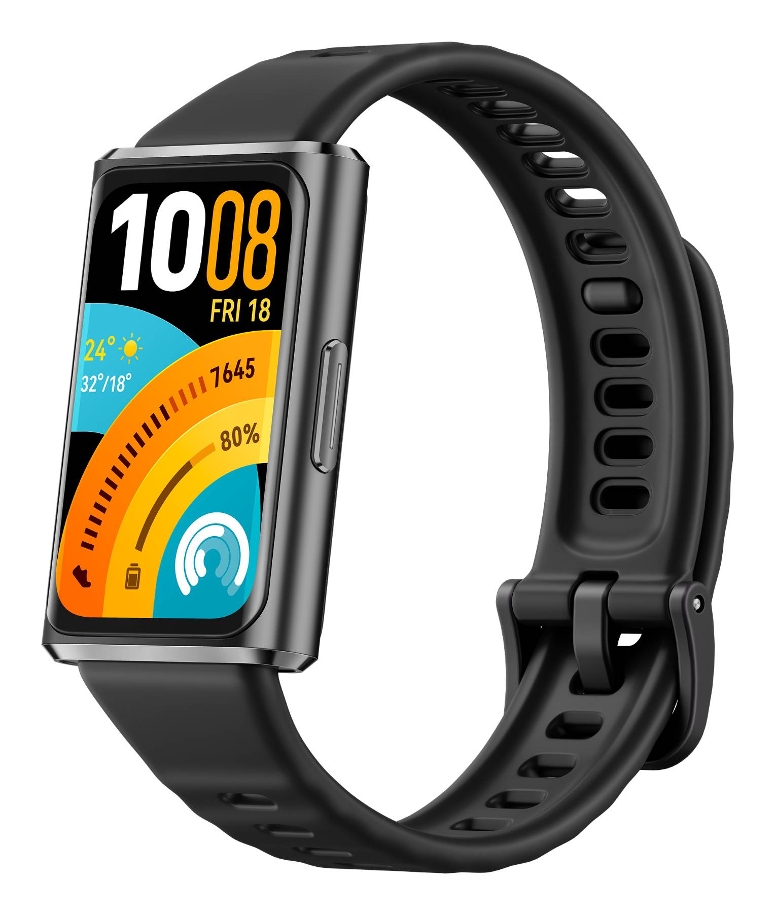 Band 11 Pro - Aluminiumlegierung - Aktivitätsmesser mit Riemen - Flouroelastomer-0