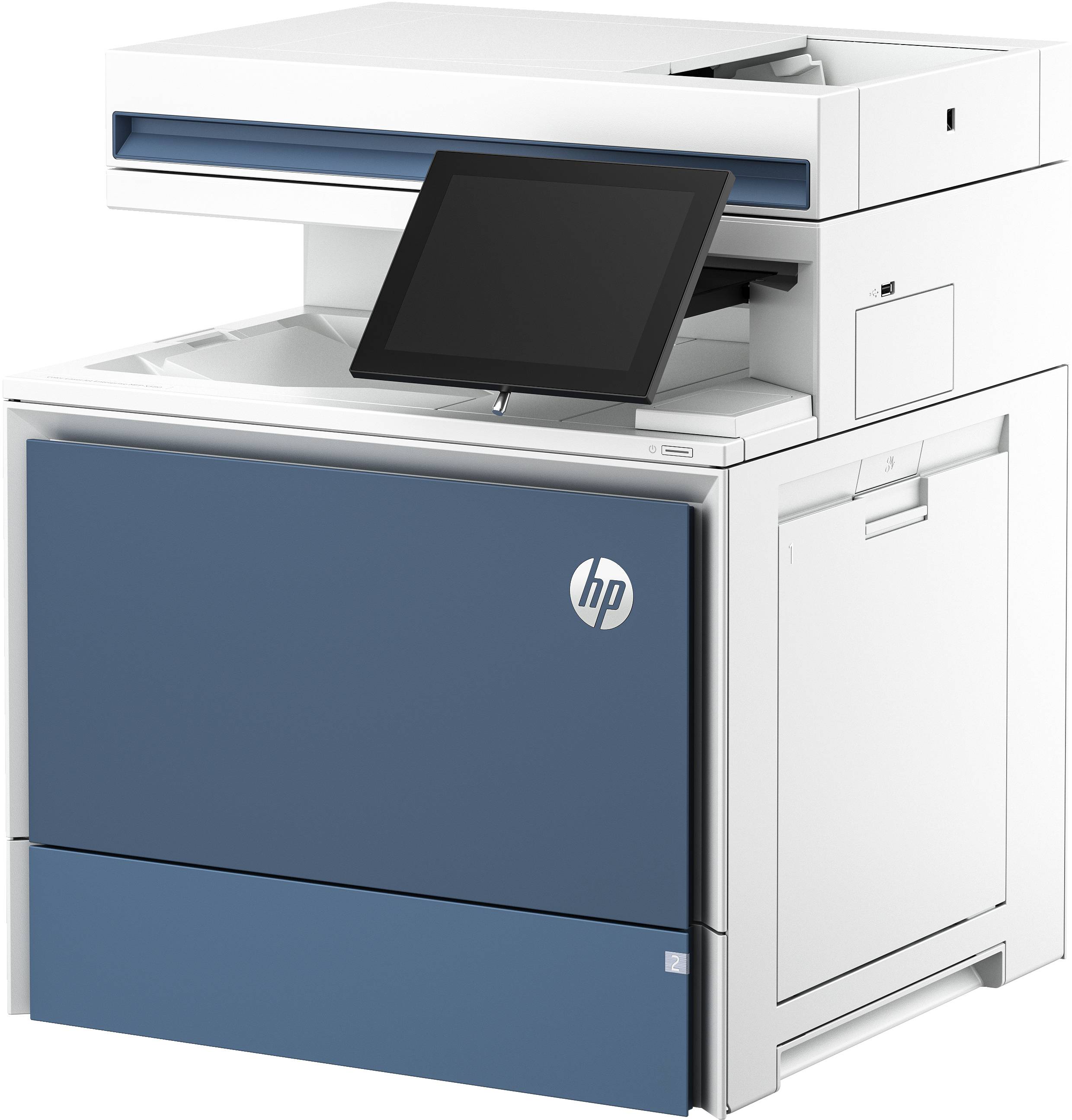 HP Color LaserJet Enterprise MFP X58045dn Drucker, Drucken, Kopieren, Scannen, Faxen (optional), Automatische Dokumenten-4