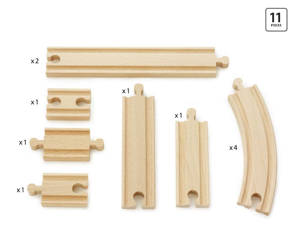 BRIO 7312350334012, Schienenteil, 0,3 Jahr(e), Holz-1