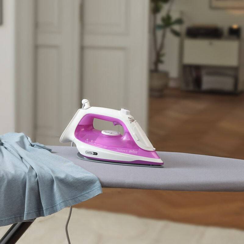 Braun TexStyle 5 SI 5225, Dampfbügeleisen, 2 m, 200 g/min, Pink, Weiß, 50 g/min, 0,3 l-4