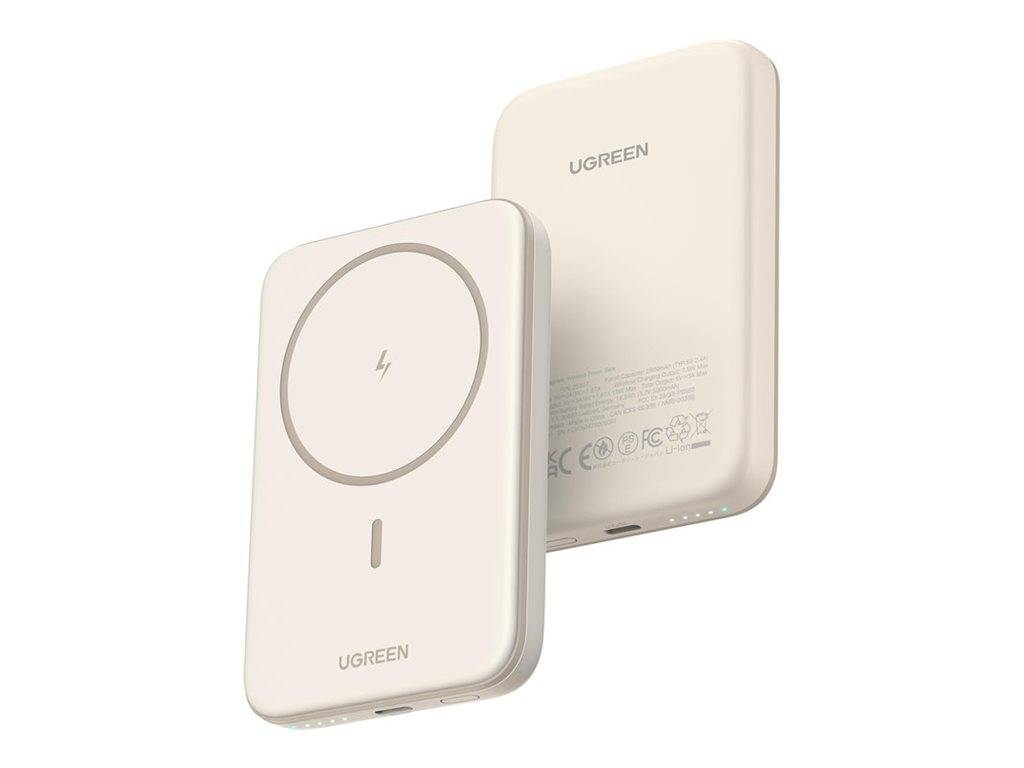 Ugreen Induktive Power Bank - Li-Ion - 5000 mAh - 18.5 Wh - 15 Watt - 3 A - PD 3.0, QC 2.0, USB BC 1.2 (24 pin USB-C)-0