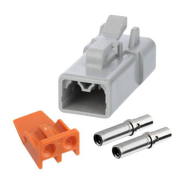 Amphenol AS-2SF 113 SET-Kabeldose ATP-Serie Buchse, 2-polig, Crimpanschluss Isolationsdurchmesser 3,4mm - 4,95mm,