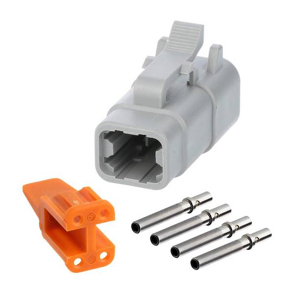 Amphenol AS-4SF 110 SET-Kabeldose ATM-Serie Buchse, 4-polig, Crimpanschluss Isolationsdurchmesser 1,35mm - 3,05mm,